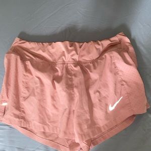 pink nike shorts
